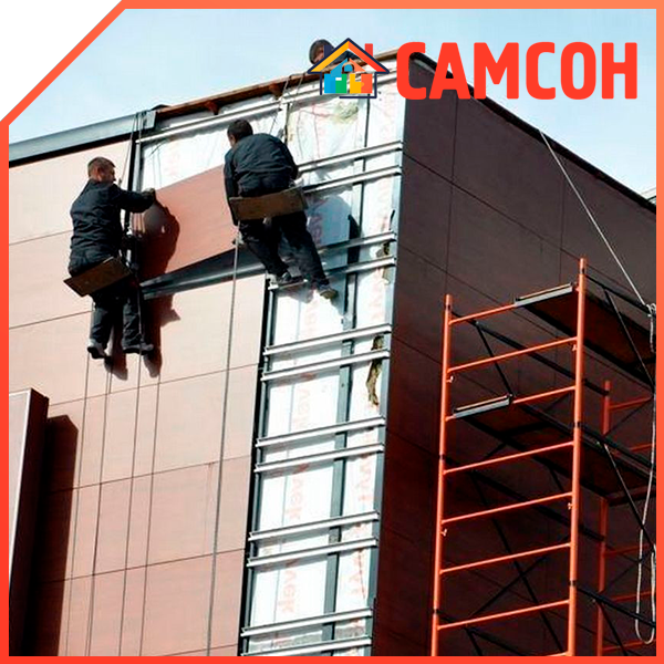 Монтаж навесных вентилируемых фасадов в Хабаровске